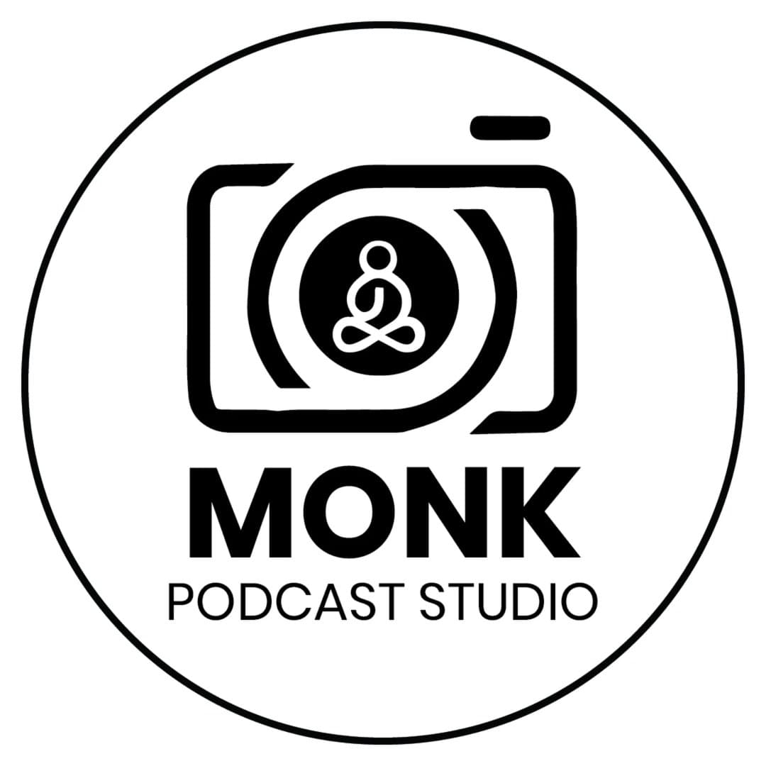 Monk Podcast Studio Logo